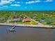 Charming waterfront home featuring a private dock and beautiful landscaping at 2305 Riverview Blvd, Bradenton, FL 34205