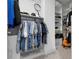 Spacious walk-in closet with organized shelving and hanging rods, perfect for ample storage at 2333 Gulf Of Mexico Dr # 1A2, Longboat Key, FL 34228