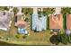 Residential neighborhood with green lawn and possible backyard pool in a serene community at 2435 E Del Webb Blvd, Sun City Center, FL 33573