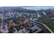 Expansive aerial view of a residential area near a river, highlighting the scenic location at 3847 30Th S Ave, St Petersburg, FL 33711