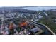 Aerial view of the property and surrounding neighborhood near the waterfront, close to parks and waterways at 3901 30Th S Ave, St Petersburg, FL 33711