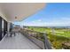 Enjoy breathtaking views from this spacious balcony overlooking golf course, city and the ocean at 545 Sanctuary Dr # B806, Longboat Key, FL 34228