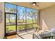 Enjoy scenic views from the screened lanai overlooking the lush golf course at 5664 Palmer Cir # 102, Bradenton, FL 34211