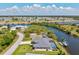 Spacious backyard with screened in pool, and a private dock with boat on the canal at 8058 Santa Cruz Dr, Port Charlotte, FL 33981