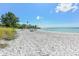 Picturesque beach view with white sand, calm ocean, and people enjoying the sun at 915 Seaside Dr # 606 Weeks 6-7, Sarasota, FL 34242