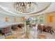 Elegant lobby with unique decor, comfortable seating, and abundant natural light creates a welcoming ambiance at 915 Seaside Dr # 606 Weeks 6-7, Sarasota, FL 34242