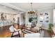 Open concept living area featuring a modern kitchen and stylish decor at 11435 Apple Tree Cir, Bradenton, FL 34211