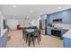 The open-concept kitchen is seamlessly integrated with the adjacent living area at 12305 Harland St, North Port, FL 34287