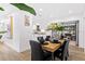 Dining room featuring a wood table with seating for six guests at 1311 Cypress Ave, Venice, FL 34285