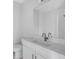 Stylish bathroom featuring a modern vanity, white countertops, and sleek fixtures at 1620 Sea Haven Dr # 404, Punta Gorda, FL 33950