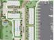 Detailed site plan showing building layouts, amenities, docks, and street access within the community at 1620 Sea Haven Dr # 404, Punta Gorda, FL 33950