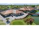 Beautiful clubhouse offering golf cart access and lovely views overlooking the community golf course and a pond at 4210 Caddie E Dr # 201, Bradenton, FL 34203