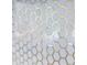 Close up of white hexagon backsplash tile with gold edging at 4308 Fly Rod Ter, Parrish, FL 34219