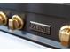 Close up of a Zline stove with bronze knobs at 4308 Fly Rod Ter, Parrish, FL 34219