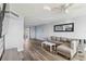 Bright living room featuring modern finishes, cozy seating, and stylish accents at 4440 Ironwood Cir # 508D, Bradenton, FL 34209