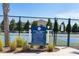 Community pickleball court with posted rules, providing a recreational amenity for residents and their guests at 4625 Foxtail Dr, Parrish, FL 34219