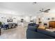 Open-concept living space combines living, dining, and kitchen areas for modern living at 5727 Oak Bridge Ct, Bradenton, FL 34211