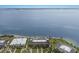 Aerial view of waterfront property with beautiful views of the coastal setting at 6500 Flotilla Dr # 125, Holmes Beach, FL 34217