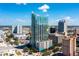 Beautiful exterior view of the high-rise building with a pool deck and city views at 777 N Ashley Dr # 1712, Tampa, FL 33602