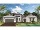 Stunning single-story home featuring a three-car garage, beautifully landscaped yard, and a modern design at 1019 Tideline Cv, Bradenton, FL 34209