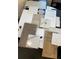 Selection of tiles, countertops, and cabinet finishes showcase the design possibilities for a personalized kitchen and bath at 1019 Tideline Cv, Bradenton, FL 34209