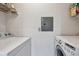 The laundry room has a full sized washer and dryer at 10265 Gandy N Blvd # 1004, St Petersburg, FL 33702