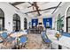 Spacious Clubhouse featuring modern decor, elegant lighting, and ample seating for socializing and events at 12710 Coastal Breeze Way, Bradenton, FL 34211