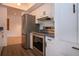 Stainless steel appliances and generous counterspace with room to move freely and cook meals at 1315 Bottlebrush Dr, Bradenton, FL 34208