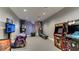 Bright arcade room featuring classic arcade games, from Atari to Multicade at 15332 Serene Shores Loop St, Bradenton, FL 34211