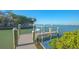 Private dock equipped with convenient amenities offering direct access to beautiful waterfront scenery and recreation at 1540 Hillview Dr, Sarasota, FL 34239