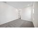 This bedroom features carpet, neutral decor and one window at 164 Eagleston Ln, Sarasota, FL 34240