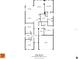 Detailed floor plan layout of a 2031 sq ft home with dimensions for each room at 17502 Savory Mist Cir, Bradenton, FL 34211