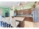 Well-equipped kitchen with a large granite island, stainless steel appliances, and ample cabinet space at 19921 Petrino St, Venice, FL 34293