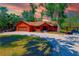 Charming single-Gathering home featuring a gravel driveway, boat carports, and lush, mature trees at 3406 67Th Street E Ct, Bradenton, FL 34208