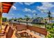 Enjoy relaxing views of the canal from this waterfront home's boat dock at 3716 Coconut Ter, Bradenton, FL 34210