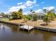 Waterfront home with a private dock and beautiful views of the canal at 4219 Eastlake Ct, Port Charlotte, FL 33948