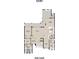 Floor plan of the first floor, including a Gathering room, owner's suite, and dining area at 5210 Inspiration Ter, Bradenton, FL 34210