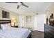 Comfortable main bedroom with ensuite bath and ample closet space at 625 Beach Rd # 207, Sarasota, FL 34242