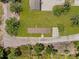 Straight down aerial view of a single-story home and lawn at 8414 Sweden Blvd, Punta Gorda, FL 33982