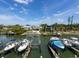 Waterfront homes with private boat docks and lush landscaping, providing direct access to the water at 1709 N Tamiami Trl # 318, Sarasota, FL 34234