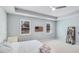 Airy bedroom with ceiling fan, light walls and carpet at 4325 Renwick Dr, Parrish, FL 34219