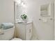 Bright bathroom featuring a white vanity with chrome hardware and a walk-in shower at 4460 Fairways Blvd #604 Blvd # 604, Bradenton, FL 34209