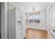 Kitchen area with ample counter space, a refrigerator and a bright view at 4570 Pinebrook Cir # 406, Bradenton, FL 34209