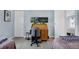 Charming bedroom featuring a wooden desk setup and comfortable twin beds, perfect for a cozy living space at 520 Ideal Pl, North Port, FL 34287