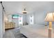 Bright and airy main bedroom featuring neutral tones and ample natural light at 520 Ideal Pl, North Port, FL 34287