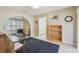 Comfortable office space featuring tile floors and a view of the living area, perfect for working from home at 6004 10Th Ave W, Bradenton, FL 34209