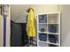 Attic storage with white shelving and organizational solutions at 6111 Horse Mill Pl, Palmetto, FL 34221