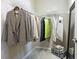 Practical walk-in closet with plenty of storage for hanging and folded clothes at 6111 Horse Mill Pl, Palmetto, FL 34221