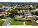 Aerial view of a residential neighborhood featuring well-maintained homes and mature trees in a desirable location at 7301 12Th W Ave, Bradenton, FL 34209