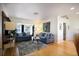 Bright living room with cozy sofas, stylish decor, and hardwood floors, perfect for relaxing or entertaining guests at 7301 12Th W Ave, Bradenton, FL 34209